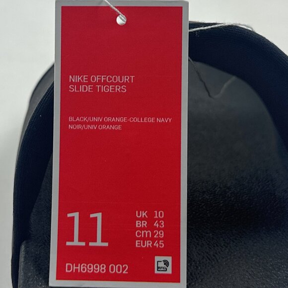 Nike Offcourt Detroit Tigers MLB Mens Black Slide Sandals Slippers DH6998-002 - Picture 10 of 11